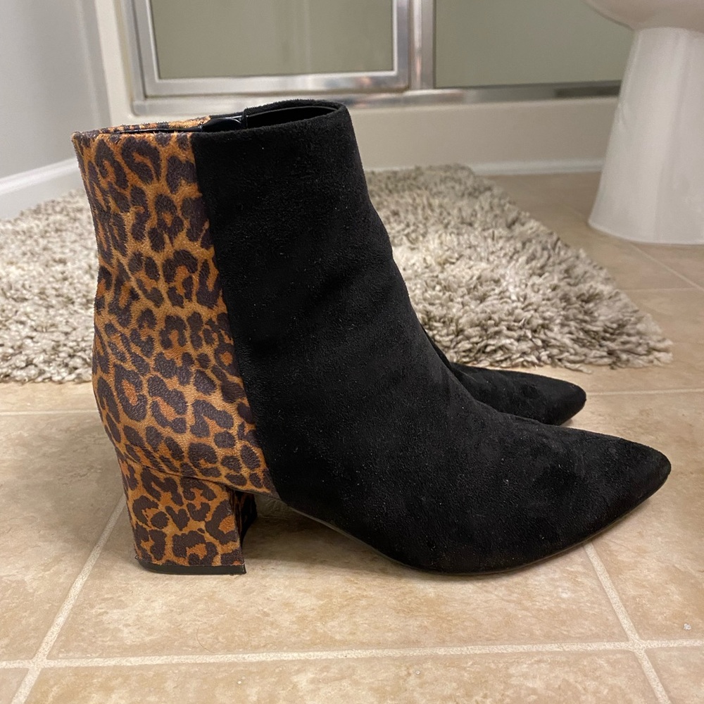 Leopard Booties